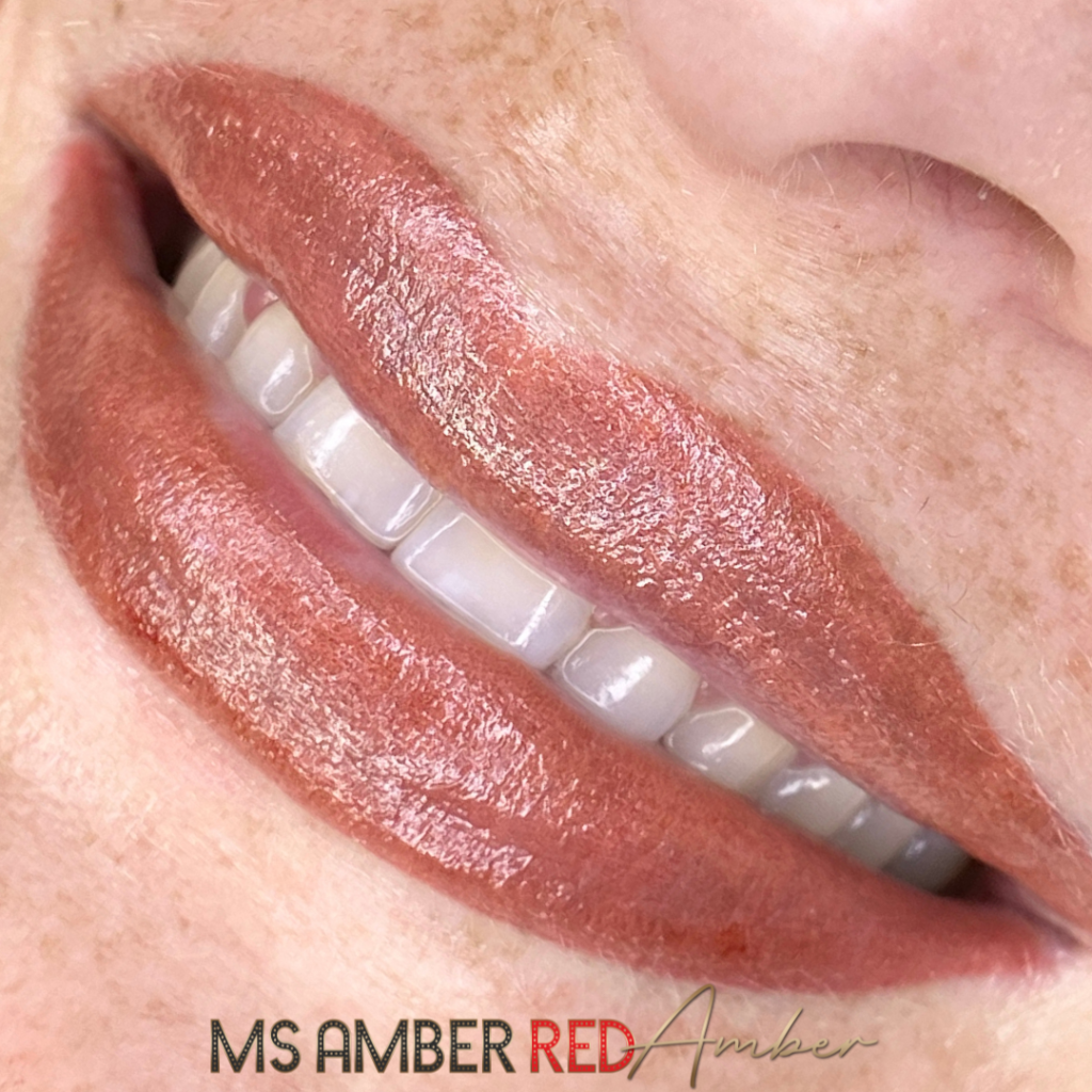 permanent lipstick with lipblush tattooing msamberred lasvegas